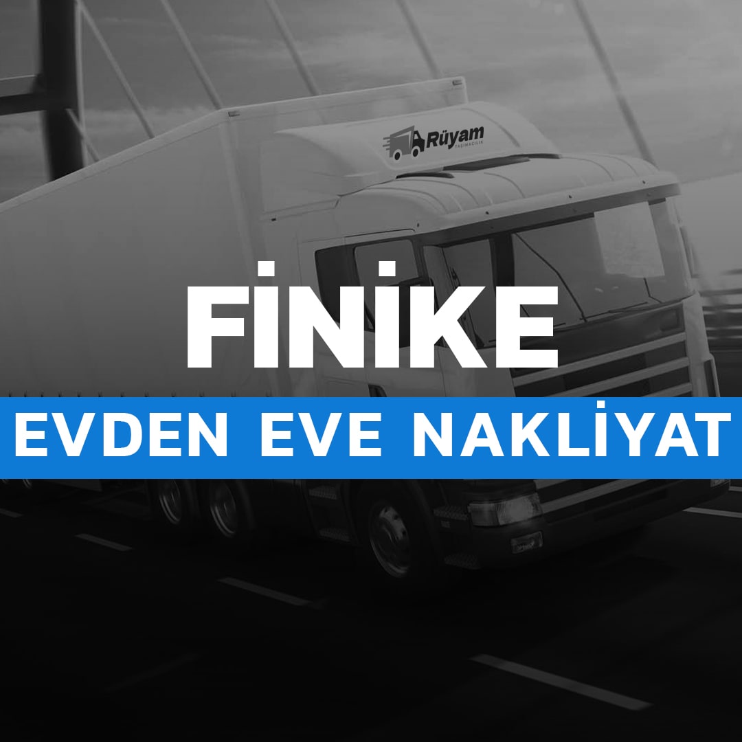 Finike evden eve nakliyat hizmeti