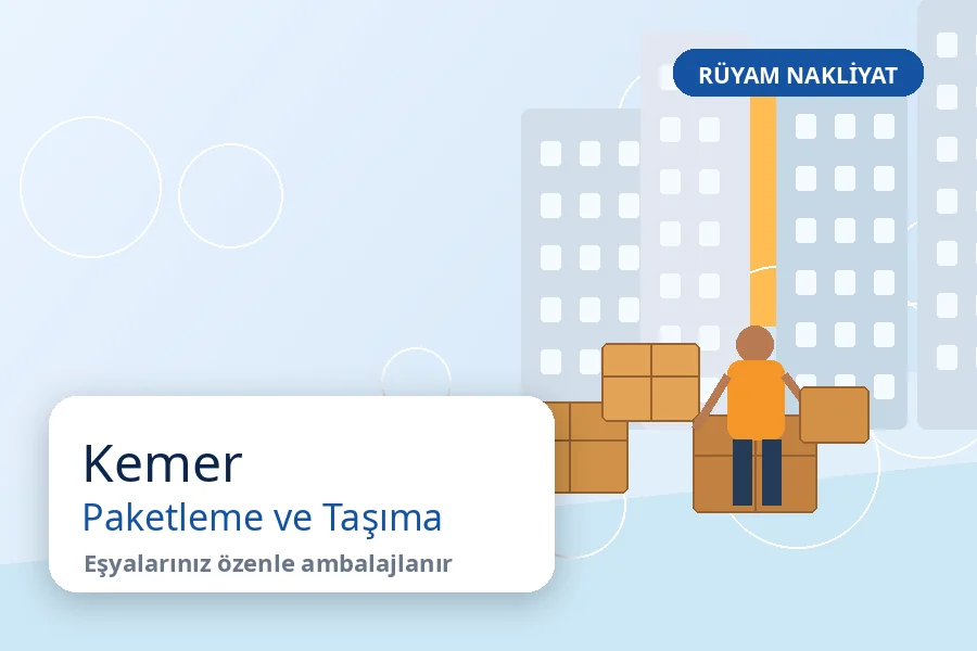 Kemer nakliyat paketleme ve eşya taşıma hizmeti